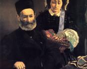 M. and Mme Auguste Manet - 爱德华·马奈
